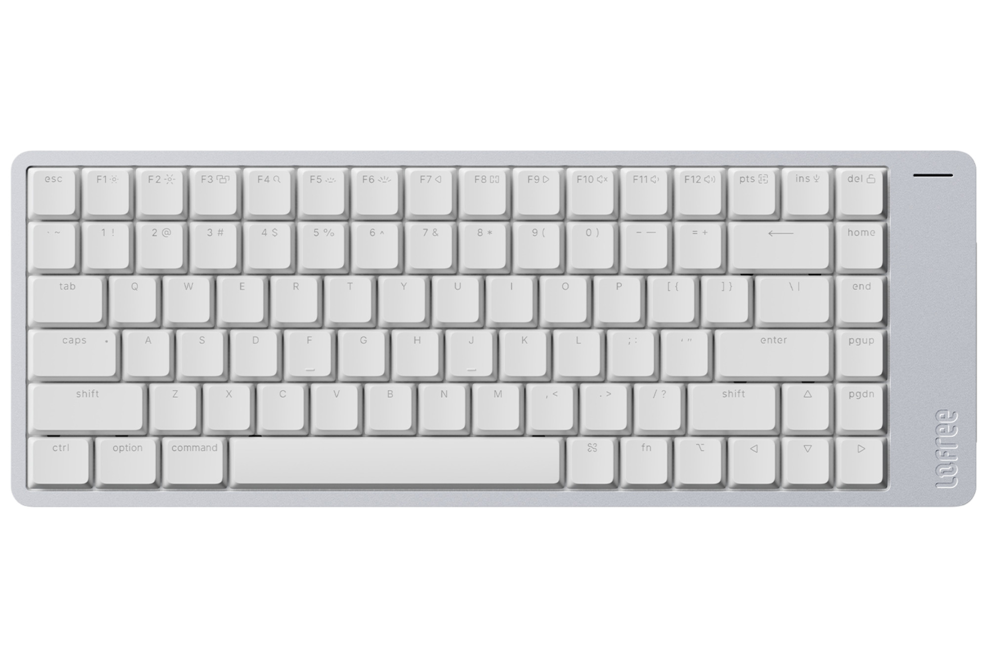 Lofree Silver Flow 2 84 Keyboard · Milktooth